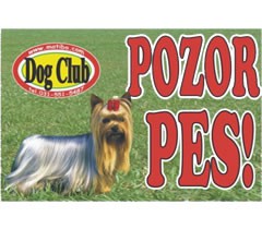 Tabuľa „Pozor pes“